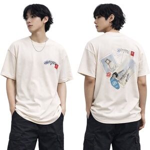 Represent Girls of Summer Graphic T Shirt White Sz. M